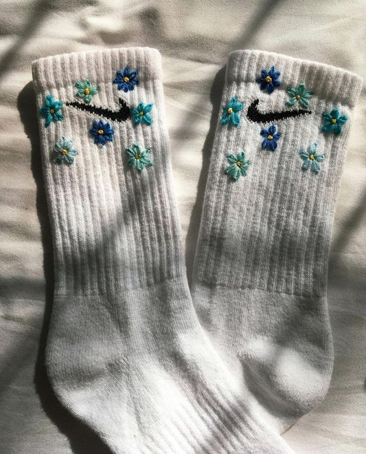 Custom embroidered socks